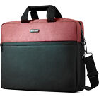 15.6" Laptop Bag Case Computer Briefcase Notebook Padded Shoulder Strap Unisex