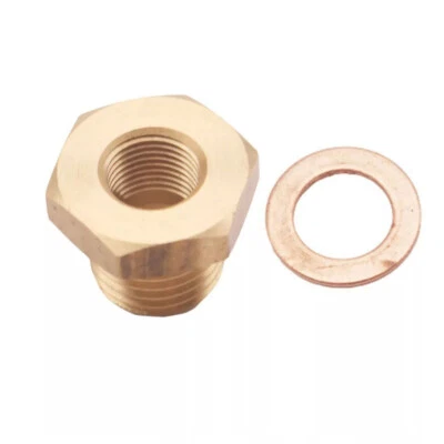 1/8 ''NPT Female Thread to M14x1.5 Male Temperature Gauge Transmitter - Image 1 of 4