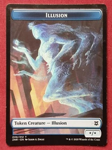 Magic The Gathering ZENDIKAR RISING ILLUSION token card MTG - Imagen 1 de 2