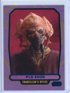 2013 Topps STAR WARS Galactic Files 2 PLO KOON Blue Foil Parallel #213/350 - Foto 1 di 2