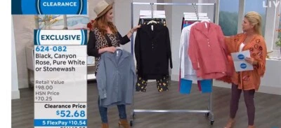 Camisa MarlaWynne Popelina con Detalle de Botones Negra Talla Mediana Nueva Con Etiquetas Foto 1 de 4