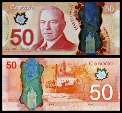 Canada 2012 P-109b $50 Dollar Polymer UNC  - Image 1 of 3