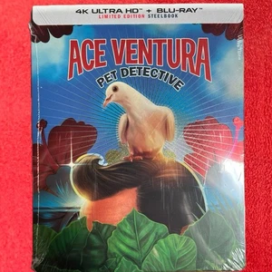 ACE VENTURA: PET DETECTIVE STEELBOOK (4K Ultra HD Blu-Ray + Blu-Ray) ~!~ NEW ~!~ - Bild 1 von 5