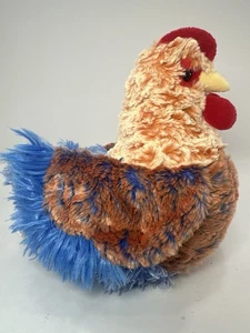 Douglas HENRIETTA the Blue Lace Hen Chicken Plush 8” Stuffed Animal #1798 - Picture 1 of 5