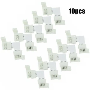 10PCS/Set * Corner Connector For 5050 RGB LED Strips Light Corner Connectors - Picture 1 of 6