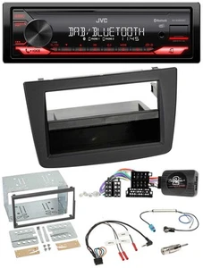 JVC Bluetooth USB DAB Lenkrad Autoradio für Alfa Mito 2008-2014 schwarz - Bild 1 von 11