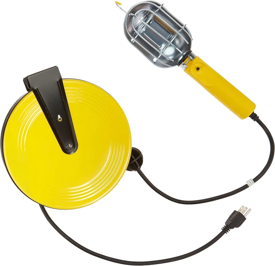 Luz utilitaria incandescente escudo metálico BAYCO SL-840 con amarillo/negro  Foto 1 de 1