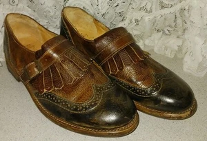 Mocassini da uomo Bed Stu Cobbler 100% pelle conciata biologica nappa alare taglia 8 - Foto 1 di 11