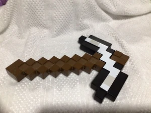 Minecraft Pickaxe Diamond Sword Plastic Toy 13.5” Long - Picture 1 of 3