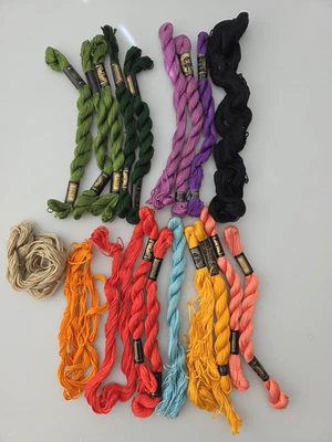 Lot of 20 DMC Cotton Perle #5 Pearl Embroidery Needlepoint Floss Thread - Image 1 of 4