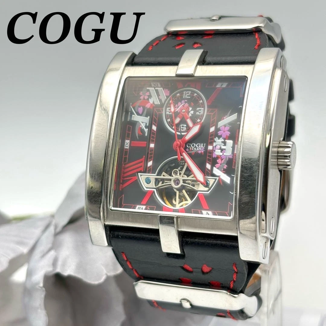 新品、未使用 Cogu ホワイトレザー ジャンピング自動巻き時計 新品、未使用 Cogu ホワイトレザー ジャンピング自動巻き時計 Amazon