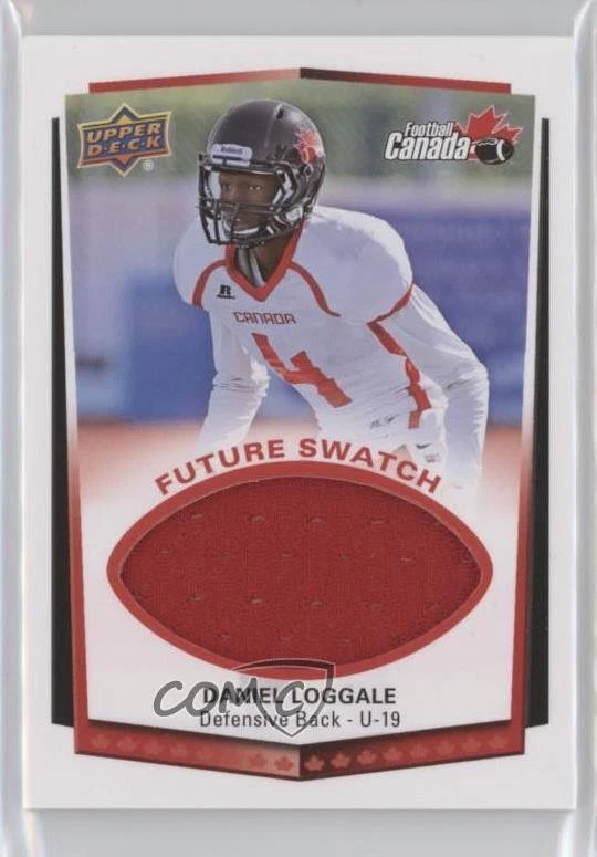 2015 Upper Deck USA Football Canada U-19 Future Swatch Daniel Loggale #138 - Image 1 of 2