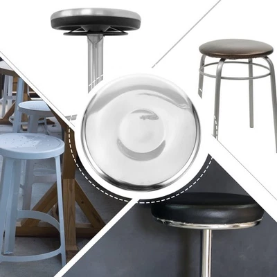 Edelstahl -Sitzkantine Essstuhl Sitzer Ersatzstange Stuhl Sitzplatz Teil - Bild 1 von 4