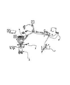 Genuine Mopar Headlamp To Dash Wiring 68542606AC - Bild 1 von 1