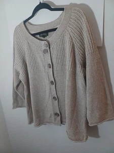 Eddie Bauer Damen Cropped Rollsaum Pullover Neu Ohne Etikett Größe 3X - Bild 1 von 11