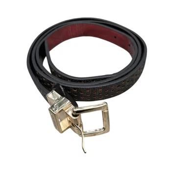 Womens Michael Kors Belt Size Large Multi Color Brown & Red Designer Fashion - Image 1 of 4