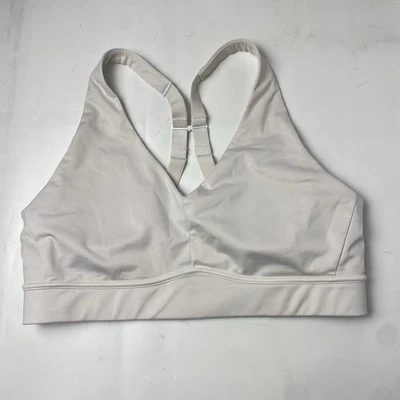 Sujetador deportivo convertible blanco Fabletics almohadillas extraíbles forradas inalámbricas talla XL Foto 1 de 4