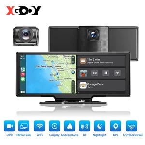 XGODY 10.26" 4K HD CarDash Cam 2 Channel Touch Screen Mirror GPS WIFI G-sensor - Picture 1 of 18