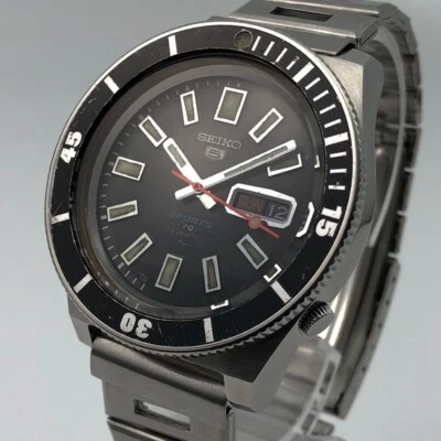 Rare!! Vintage 1968 Seiko 5 Sports 5126-8080 Automatic 23 Jewels Serviced #1845 - image 1 of 4