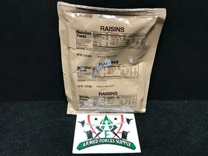 5 PACKS MILITARY MRE RAISINS RATIONS HIKING CAMPING SURVIVAL PREPPER CAMPING - Picture 1 of 1