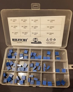 3296W Multiturn Trimmer Potentiometer Assortment Kit (60ct) - Picture 1 of 4