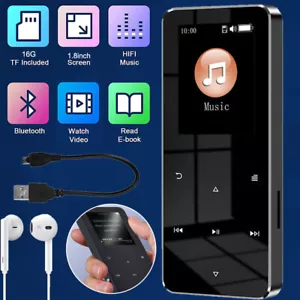 More details for mp3 player 16gb bluetooth music player mini video player fm radio e-book reader