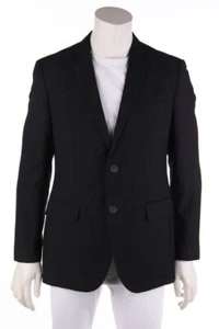 BOSS HUGO BOSS Chaqueta Americana Pura Lana Virgen 50 Negro Gris - Imagen 1 de 4