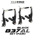  Tektro 837Al Linear Pull V Brake Bike Mtb Hybrid Fits Shimano Black  Set Pair