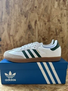 Adidas Originals Samba Team Soccer White Green "Mexico" HQ7036 Men's 13 New - Picture 1 of 7