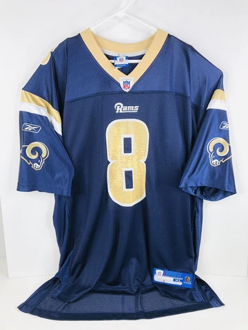 Reebok St. Louis Rams Sam Bradford #8 Authentic Jersey Size XL Men’s Mesh Cover