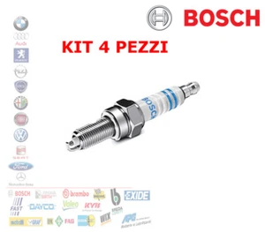 KIT 4 PZ CANDELA ACCENSIONE OPEL CORSA AGILA ASTRA F G VECTRA A BOSCH 0242229654 - Foto 1 di 1