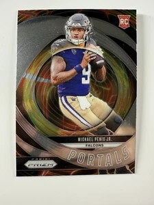 2024 Panini Prizm Michael Penix Jr. Portals Silver RC #6 - Bild 1 von 2