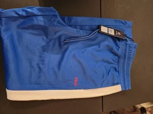 Brand New! FILA Men's Sz XL~Ecuador Track Pant~blue & white - Picture 1 of 4