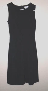 Calvin Klein Damen Kleid Schwarz Damen Größe 2 Ärmellos Klassisch Neu ohne Etikett - Bild 1 von 12