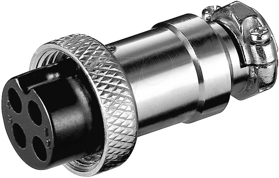 REICHELT M604 Mikrofonstecker 4polig für Funkgeräte