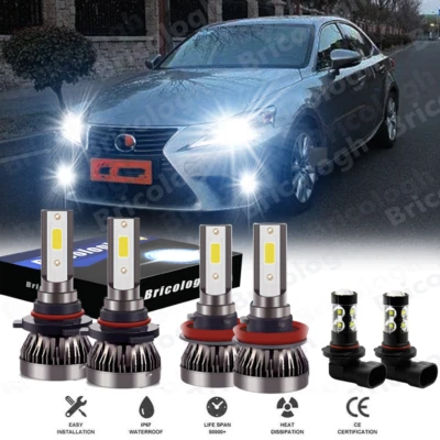 Kit de 6 faros antiniebla LED 8000K para Lexus IS250 IS350 2006-2010 Foto 1 de 4