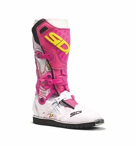 Sidi Crossair Billy Bolt Limited Edition Pink White Motocross HD Enduro MX Boots - Picture 1 of 24