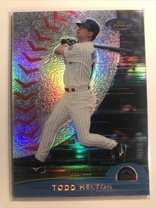 Todd Helton 2000 Topps Finest #71 REFRACTOR SP NICE!! ROCKIES HOF - Picture 1 of 2
