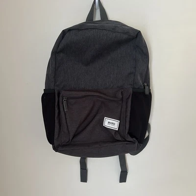 Solo New York Backpack Black And Charcoal From Recycled Bottles 18”x12” - Image 1 of 4