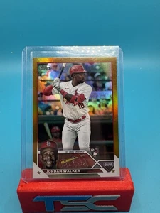 2023 Topps Jordan Walker Gold RC  - Picture 1 of 2