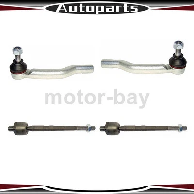 4pcs Outer Inner Tie Rod End Fits 2000 2001 2002 2003 2004 Suzuki Grand Vitara - Image 1 of 4