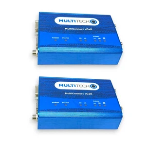 MULTITECH MTR-LAT1-B07 – MultiConnect rCell AT&T LTE Cat 3 Router New Lot of 2  - Picture 1 of 11