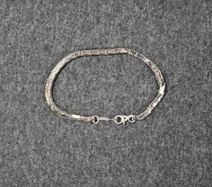 Vintage Jewelry Monet Silver Tone Bracelet - Bild 1 von 4