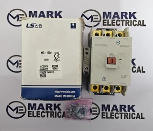 LS ELECTRIC MC-100A MAGNETIC CONTACTOR 100A VOLTAGE 220VAC FAST SHIPPING - Picture 1 of 10
