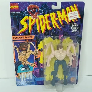 Smythe Spider-Man The Animated Series Action Figure Vintage 1994 Marvel Toy Biz - Picture 1 of 4