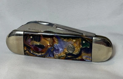 Cuchillo marca Bulldog 1995 pez luna punta de elefante 2 hojas plegables uno de 60 #05 Foto 1 de 4