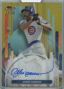 2025 Topps Finest Andre Dawson Autographs Gold Refractors #FA-ADA【13/50】 - Picture 1 of 1
