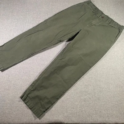 GAP Mens Olive Green Chino Pants Elastic Waist Casual Trousers Small S - Image 1 of 4