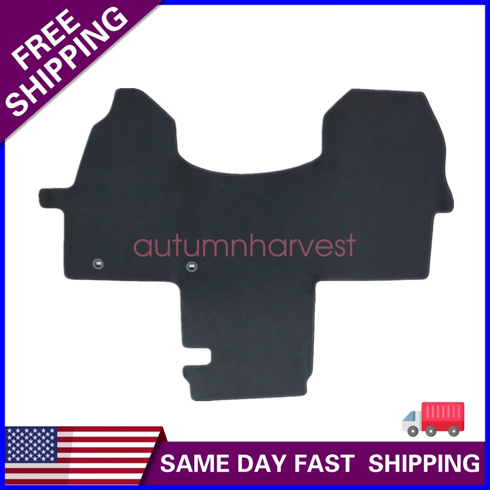 Alfombrillas de terciopelo negras 1 pieza nuevas para Mercedes Benz Sprinter 2010-2016 Foto 1 de 4