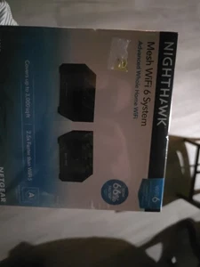 NETGEAR Nighthawk MK72 Black AX3000 Whole Home Mesh WiFi 6 System - Picture 1 of 2